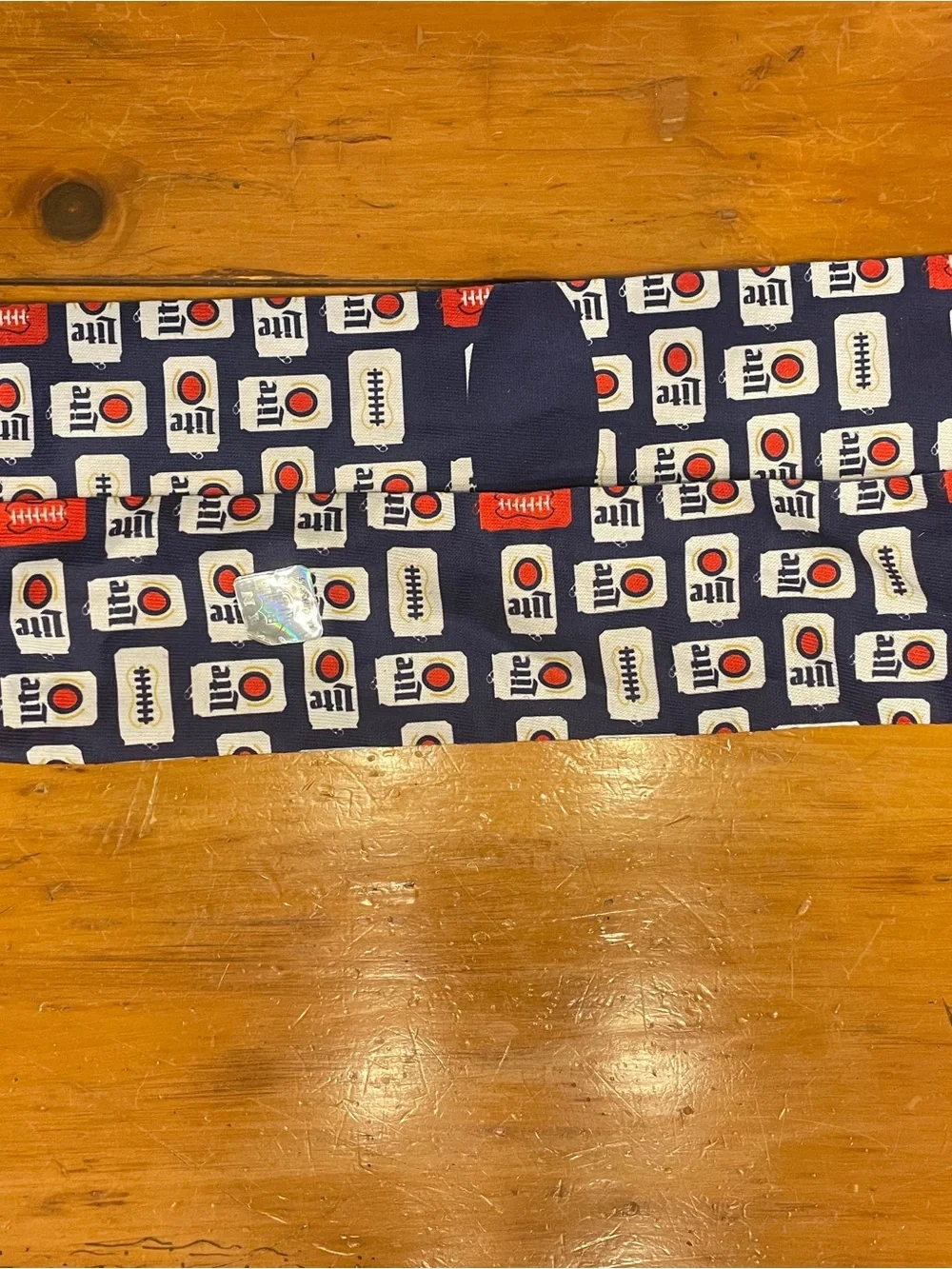 Navy Blue Patterned Men's Sock with Beverage Can Motif
